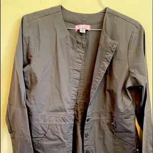 Koi gray nursing lab jacket